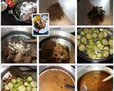 A picture of step 4 of South famousVangi bath rice.