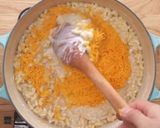A picture of step 3 of 3-ingredient mac 'n' cheese.