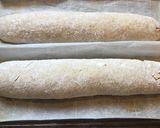A picture of step 8 of Quick-to-Make No Knead French Style Bread with Oat & Lentil Flour.
