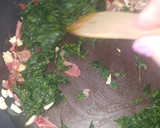 Foto del paso 8 de la receta: Tortilla de espinacas con jamón