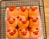 A picture of step 9 of Piggy Pull-Apart Bread.