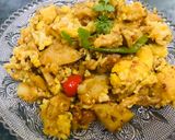 A picture of step 5 of Gobi Aalo.
