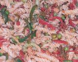 A picture of step 4 of Pasta with green veggies and schezwan chutney.