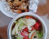Hình bước làm 3 của món Gà sốt Takoyaki