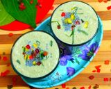A picture of step 2 of No sugar Coconut Betel Leaves refreshing Drink Milkshake.