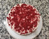 Φωτογραφία βήματος 14 της συνταγής "Red velvet cake με frosting λευκής σοκολάτας" ❤️🎀
