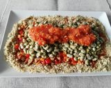 Foto del paso 7 de la receta Encamado de hortalizas con arena de nueces