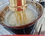 A picture of step 3 of Aloo sev.
