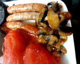 A picture of step 4 of My Mixed Grill without the Steak and Pork Chop. ❤.