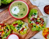 A picture of step 5 of Healthy Lettuce Wraps.