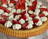 Foto del passaggio 3 della ricetta Crostata morbida con crema al cioccolato🍫 Bimby,panna e fragole 🍓