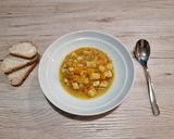 A picture of step 4 of Vegetable Broth.