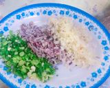 Hình bước làm 1 của món Khoai cao kẹp thịt👨‍🍳