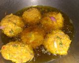 A picture of step 2 of Jackfruits Onion Bhaji.