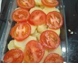 Une image de l'étape 3 de Gratin épinard tomate.