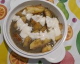 Foto del paso 4 de la receta Trampantojo. Patatas fritas con salsa de perejil y queso griego