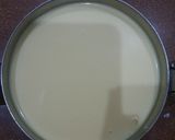 A picture of step 3 of Caramel custard pudding.