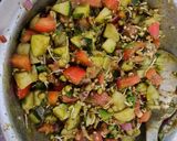 A picture of step 6 of Sprouts Bhel Salad.