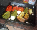 Foto del paso 1 de la receta: Mi versión de la escalibada con ajo tostado