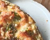 Une image de l'étape 2 de Quiche sans pâte Philadelphia, brocolis et saumon fumé.