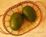 A picture of step 1 of Punjabi mango pickle.