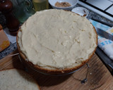 Foto del paso 12 de la receta: Tarta de nata y crema con conos de hojaldre relleno