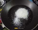 A picture of step 2 of Dhaniya Panjiri (Janmashtami Special).