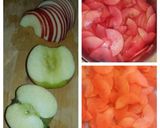 Foto langkah ke 2 dari resep Pai apel ros / Apple roll pie.