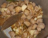 A picture of step 3 of Masala soya rice.