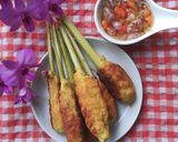 Foto langkah ke 5 dari resep Sate ayam lilit sambal matah.