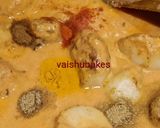 A picture of step 5 of Kashmiri Dum Aloo.