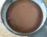 Une image de l'étape 1 de Torta versata cacao marron.