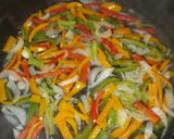 A picture of step 4 of Sausage & Peppers Sandwich!!.