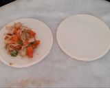 A picture of step 3 of Veg wonton soup.