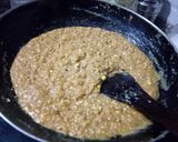 A picture of step 3 of Chana Barfi.