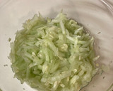 A picture of step 1 of Cucumber Yogurt Appetizer.