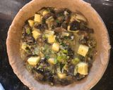 Foto del paso 6 de la receta: Tarta de puerro y champiñones con masa integral