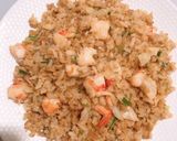 Hình bước làm 2 của món Cơm xào