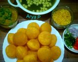 A picture of step 6 of Street style Pani Puri.