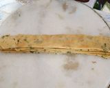 A picture of step 4 of Makke ka lachha paratha.
