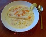 Tárkonyos krumplileves recept fázis 5 fotója