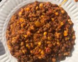A picture of step 7 of Jollof beans & corn.