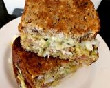 A picture of step 5 of My Bacon, Poached Egg & Cheesy Avocado Sandwich. 😘.