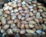 A picture of step 1 of Farali misal.
