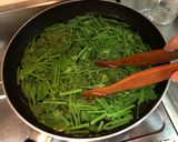 涼拌龍鬚菜佐黃金芝麻醬的食譜步驟3照片