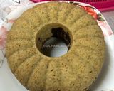 Gambar langkah 5 resipi Kek Pisang Coklat Urai.