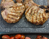 A picture of step 1 of Pan- Seared pork chops with Mediterranean Flair.