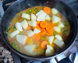 Foto del paso 7 de la receta: Pollo a la jardinera con tronchos de brócoli, en salsa de curry