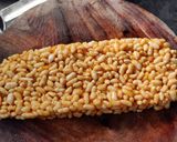 A picture of step 5 of Sev Murmura Chikki.