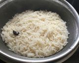 A picture of step 1 of Vegetable Dum Biryani.